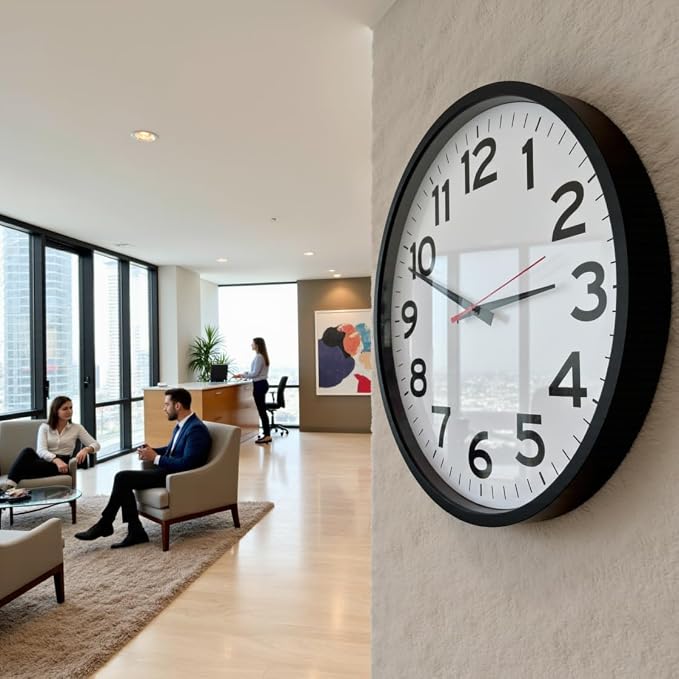 The Ultimate Wall Clock |14 Inch | Modern | Atomic | Analog | Home | Office | - Image 9