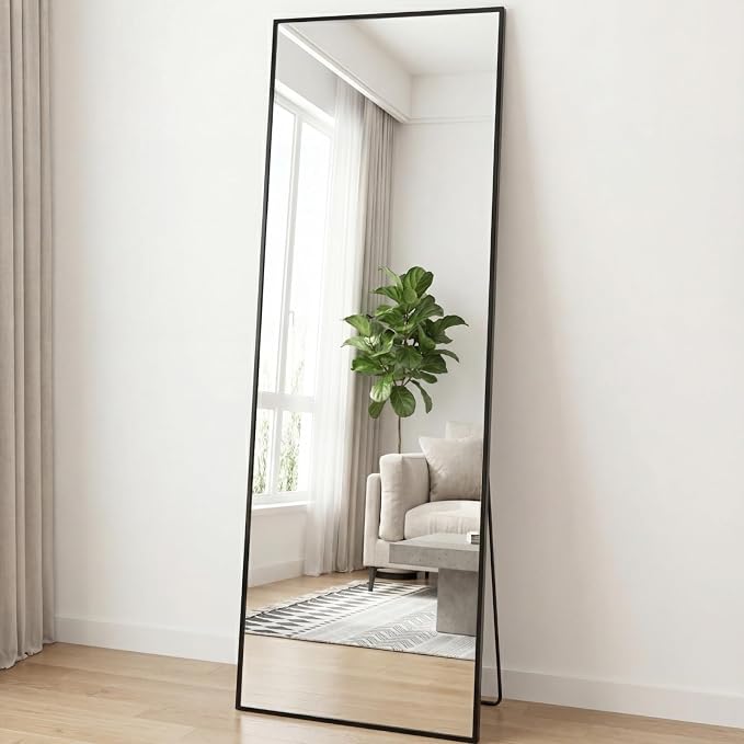 Sweetcrispy 58"x19" Full Length Mirror, Leaning or Standing Full Body Mirror - Image 7
