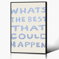 Daily Reminder Positive Canvas Wall Art, Positive Affirmations Wall Decor by Yaasilinage