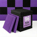 96 Pack Allxinlog Absorb the echo Acoustic Foam Panel Wedge Studio by XIN%26LOG