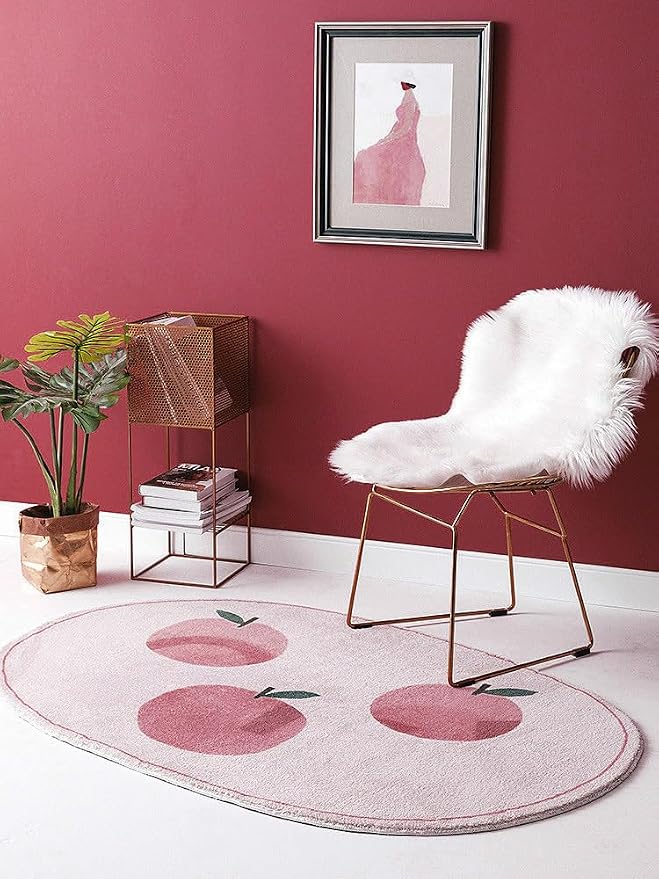 Safiyya 393"x17.7" Red Peel and Stick Wallpaper Rose Red Contact Paper Solid - Image 3