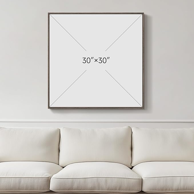 Framed Sage Green Abstract Wall Art, Modern Canvas Prints Artwork - Image 3