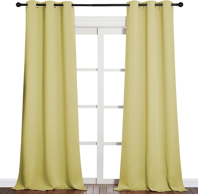 NICETOWN Patio Glass Door Blackout Curtains - Image 2