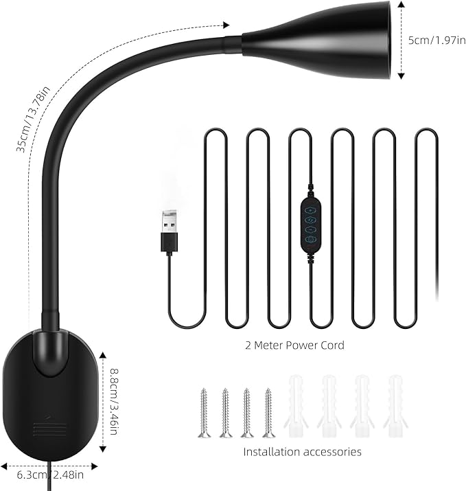 LiFMIRA Wall-Mounted LED Bedside Reading Light - Image 7