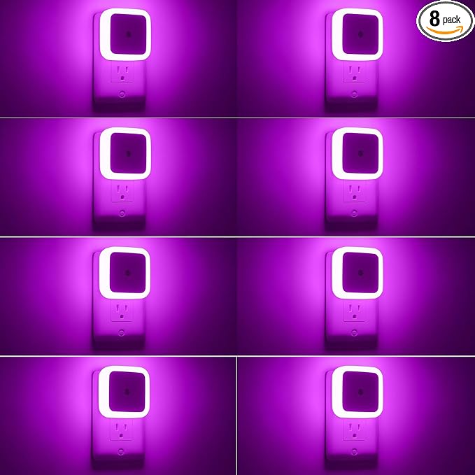 Sujeet Night Light, Night Lights Plug into Wall 8-Pack, Nightlight Plug in by Sujeet