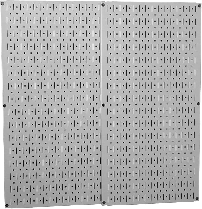 Wall Control 30-P-3232G Gray Metal Pegboard Pack by Wall+Control