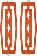 CroBlissful 2 Pcs Modern Mid Century Wall Art Wood Mid Century Elegance Decor by CroBlissful