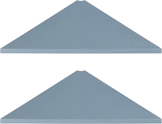 evron Corner Mounting Shelf Set of 2 – Easy to Install Floating Wall Shelves by evron