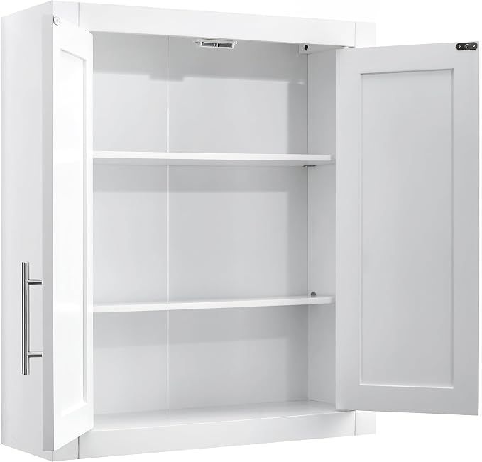 Crosley Furniture Savannah 3-Piece Wall Storage Cabinet, Cabinets - Image 5