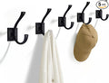 TUNNY 5 Pack Antique Design Wall Hanging Coat Hooks by TUNNY