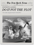 noxozoqm Black and White Fashion Hot Girl Poster Fun Do It by Unknown