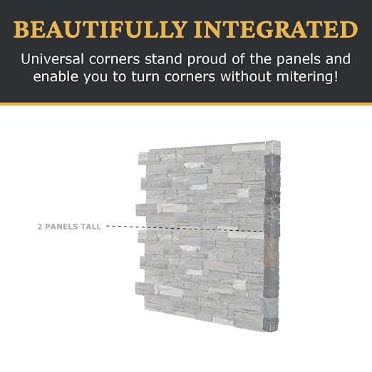 AZ Faux High-Density Polyurethane Faux Stone Flush Outside Corner - Image 7