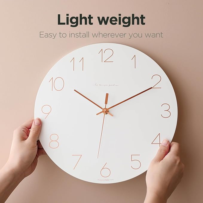 mooas Flatwood Wall Clock - Image 5