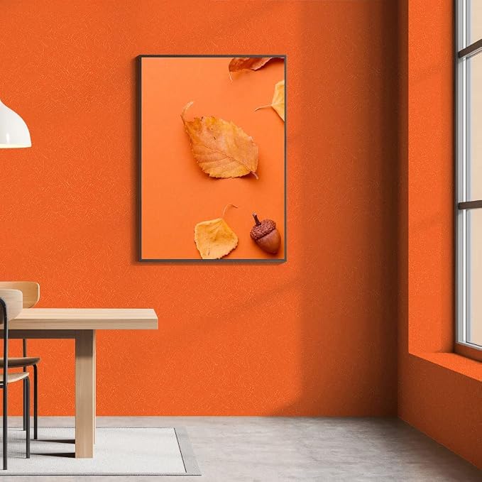 Abyssaly Orange Peel and Stick Wallpaper Removable Self Adhesive Wallpaper - Image 2