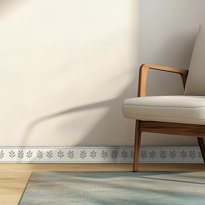 HOMETITUTE Wallpaper Border Peel and Stick Decorative Wall Trim Self Adhesive - Image 2