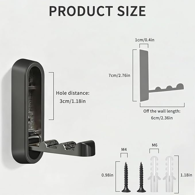 2PCS Foldable Wall Hooks, Flip Down Design - Image 8