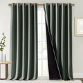 NICETOWN Dark Mallard 100% Blackout Curtains by NICETOWN