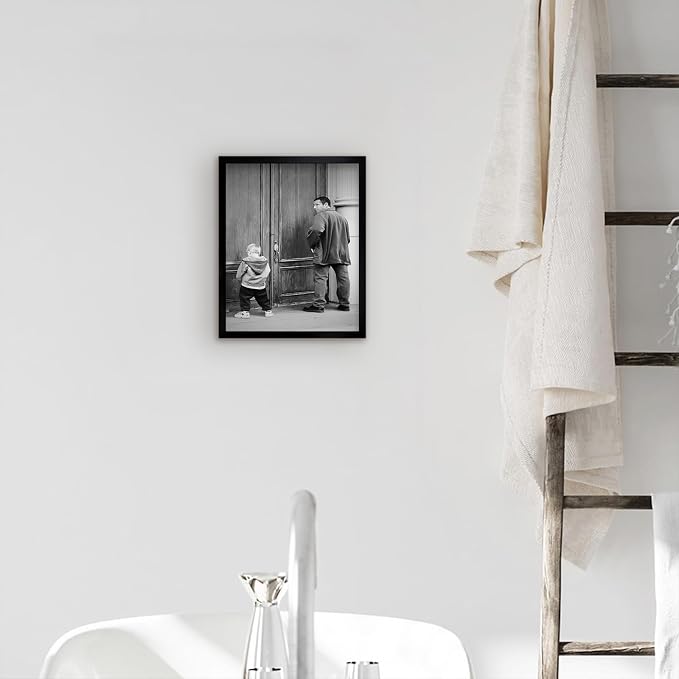 Funny Bathroom Wall Art Black and White Wall Decor, Classic Comedy Movie - Image 2