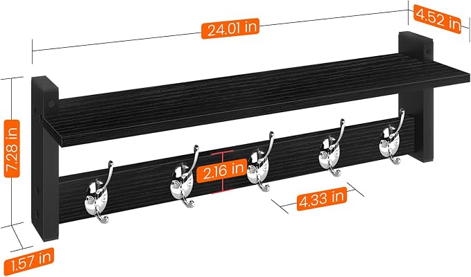 Homode Coat Rack Wall Mount - Image 8