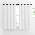 NICETOWN White Small Window Curtain 54 inches Length by NICETOWN