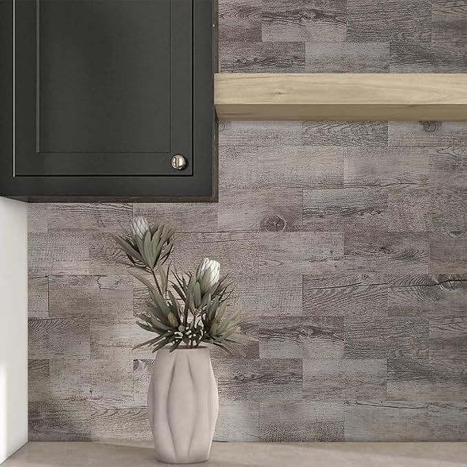 AULIGET 100 Piece Peel and Stick Backsplash PVC Tile, 3 Inch x 6 Inch Dover - Image 6