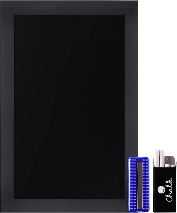 HBCY Creations Rustic Black Magnetic Wall Chalkboard, Small Size 11" x 17" - Image 9