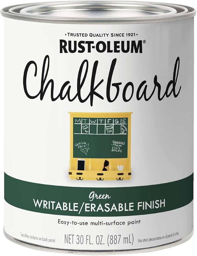 Rust-Oleum 206438 Chalkboard Brush-On Paint, 30 oz by Rust-Oleum