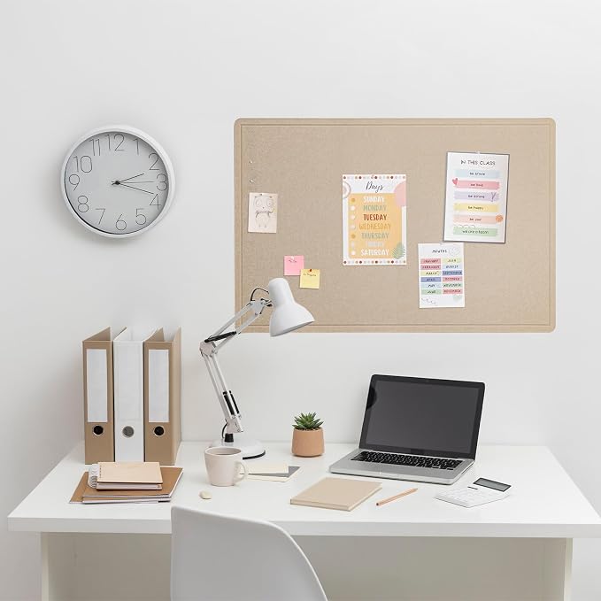 Lightomorrow Bulletin Board, 36 x 24 inches Felt Board - Image 7