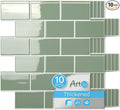 Art3d Peel and Stick Wall Tiles in Teal – 10-Pack of 12 x12 Thickened Design by Art3d