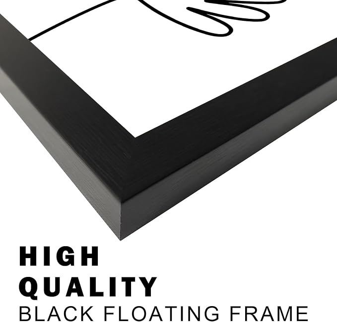Framed Black and White Bathroom Wall Art Funny Bathroom Wall Decor Signs Bad - Image 5