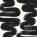 Tempaper x Bobby Berk White & Black Wiggle Room Removable Peel and Stick by TempaperCo