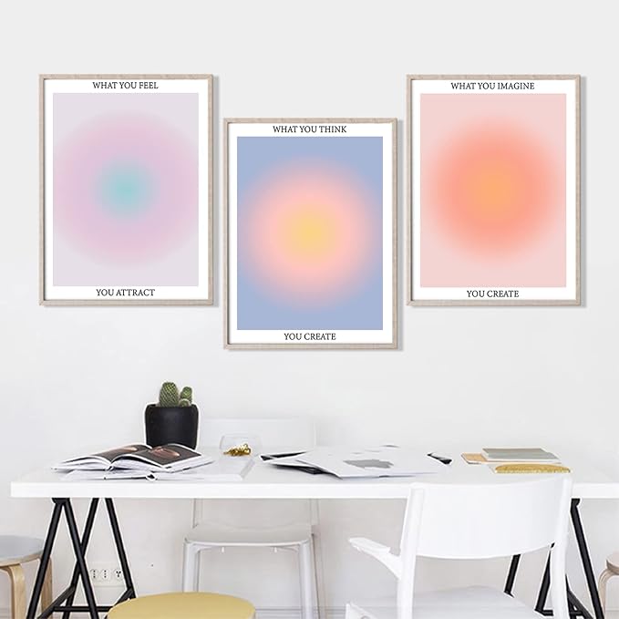 NCYEL 3 Colorful Abstract Posters Room Aesthetic Reiki Gradient Spiritual - Image 7