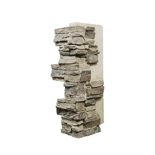 AZ Faux High-Density Polyurethane Faux Stone Interlocking Outside Corner by AZFaux