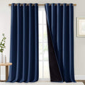 NICETOWN 100% Blackout Curtains 108 inches Long, Noise Reduction Window by NICETOWN