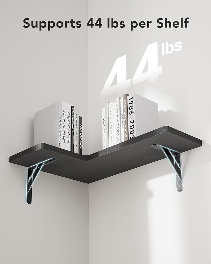 AMADA HOMEFURNISHING Corner Floating Shelves, Shelves - Image 3