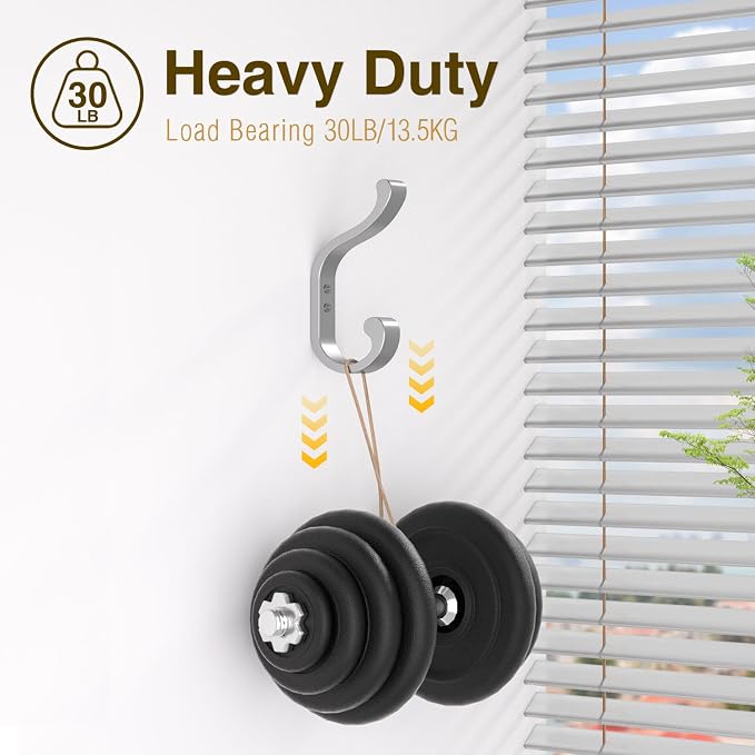 bussdis 6-Pack Heavy Duty Wall Hooks - Image 4