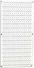 Wall Control Pegboard 32in x 16in White Metal Pegboard Tool Board Panel by Wall+Control