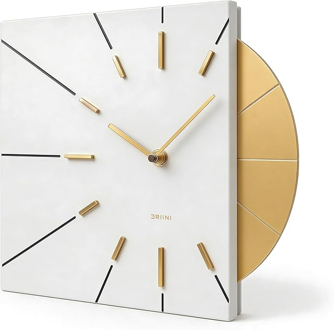 Driini Clocks Mid Century Modern Wall Clock by Driini
