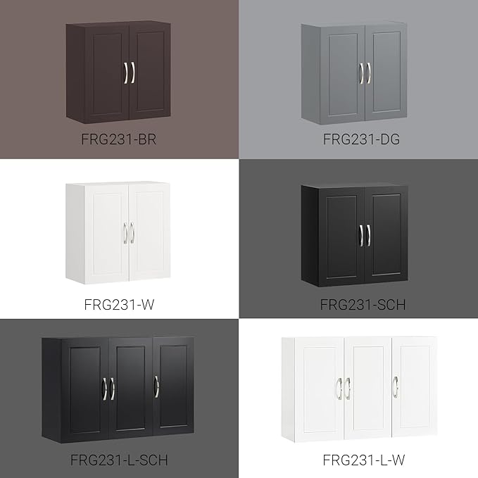 SoBuy Wall Cabinet Laundry Room, Medicine Cabinet - Image 9
