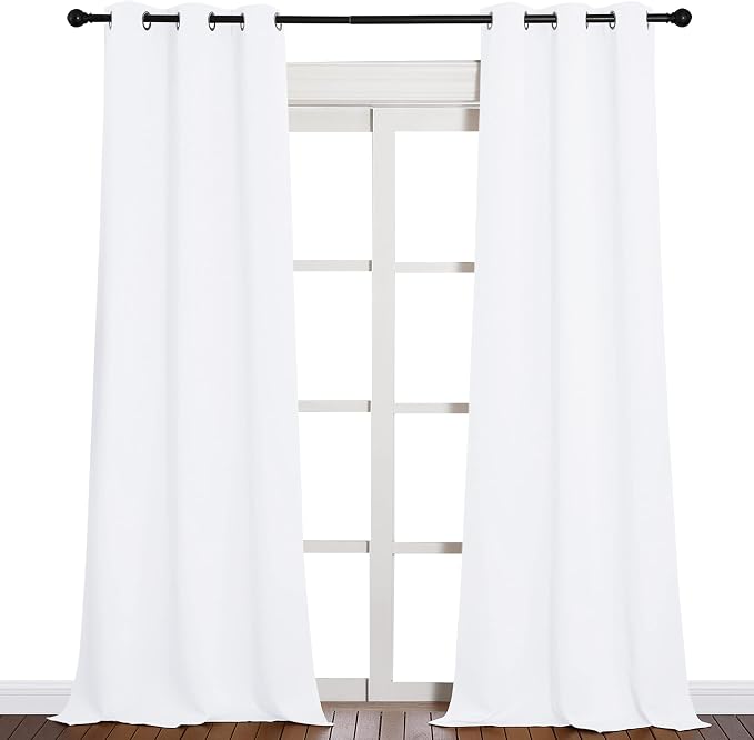 NICETOWN Solid Window Curtain Panels, 42 x 90 - Image 2