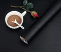 Abyssaly Black Wood Wallpaper 15.7 Inch X 118 Inch Peel and Stick Paper by Abyssaly