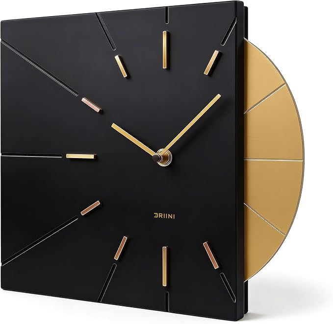Driini Clocks Mid Century Modern Wall Clock by Driini