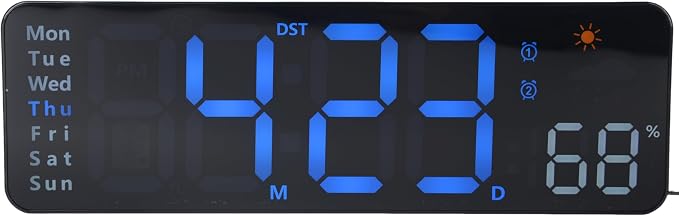 OceeK Large Digital Wall Clock, Digital Clock Large Display - Image 9