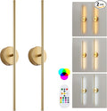 KARTOOSH Battery Operated Wall Sconces Set of Two, by KARTOOSH