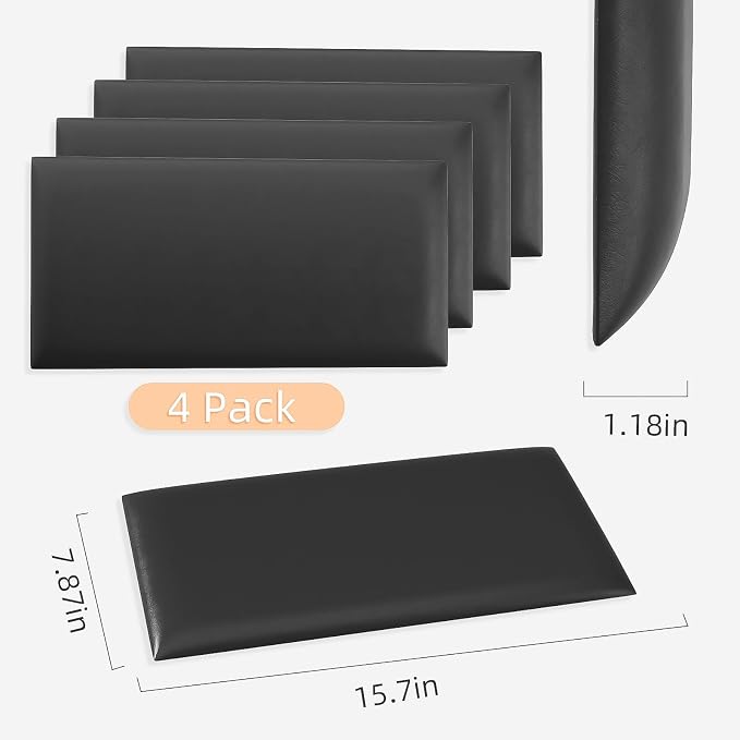 3D Anti-Collision Wall Padding for Kids, Self-Adhesive Headboard Panels for - Image 3