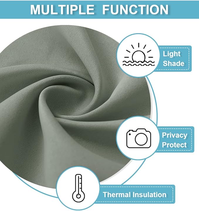 RYB HOME Privacy Room Divider Curtains - Image 6