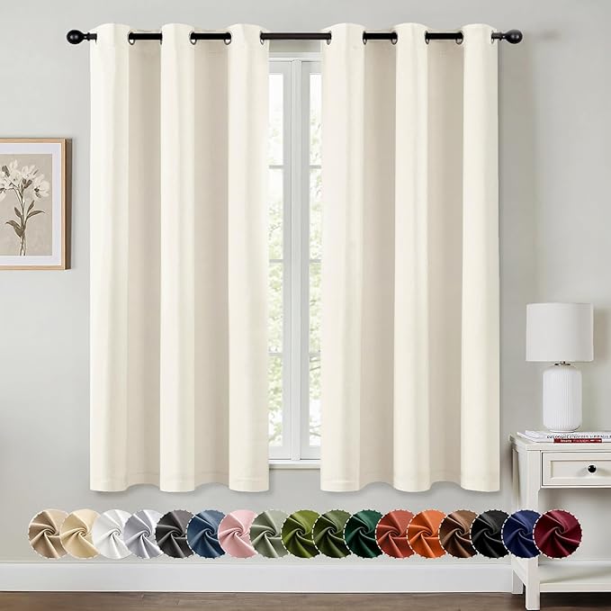 MIULEE Blackout Curtains for Bedroom Living Room 2 Panels, Thermal Insulated by MIULEE