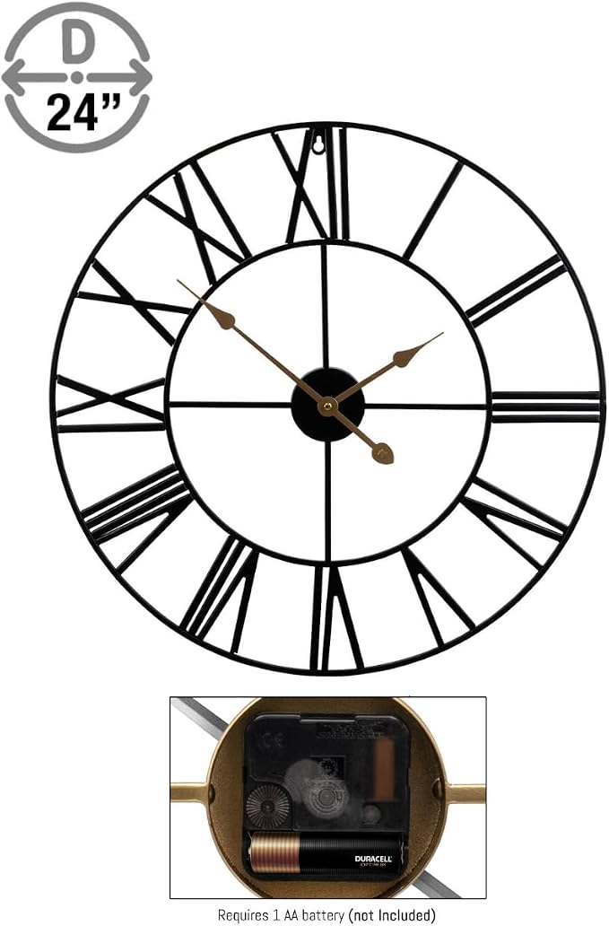 Sorbus Large Wall Clock for Living Room Decor - Image 8