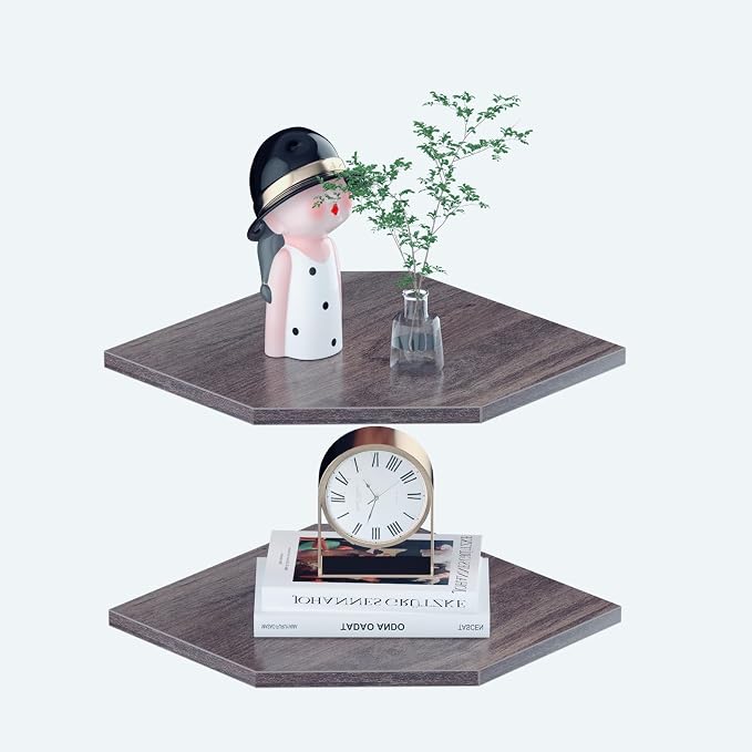 JJL Corner Shelf, 12 Inch Corner Shelf Wall Mounted by Unknown