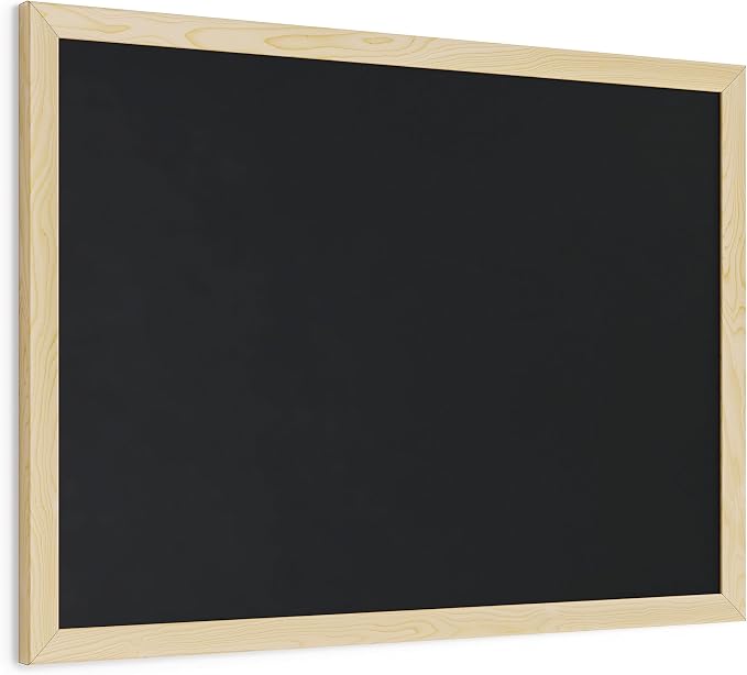 U Brands Chalkboard, Light Birch Wood Frame by UBrands